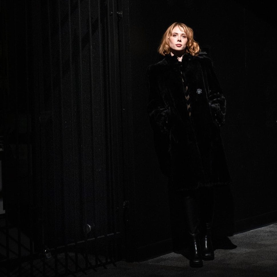 Hudson seal fur coat on sale